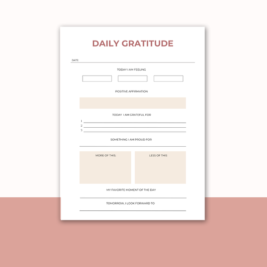 Daily Gratitude Routine